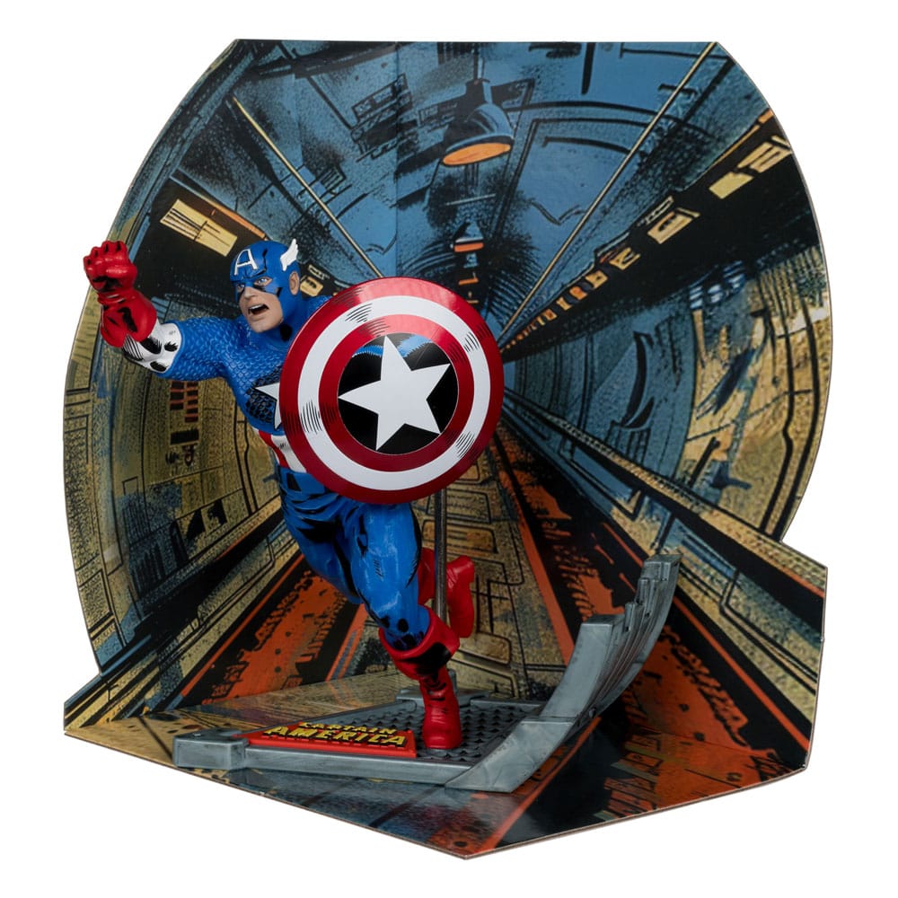 Statua in PVC Marvel Collection 1/10 Capitan America (Captain America #100) 12 cm