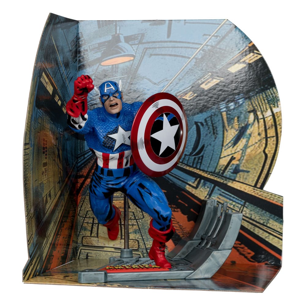 Statua in PVC Marvel Collection 1/10 Capitan America (Captain America #100) 12 cm