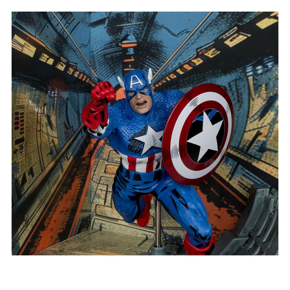 Statua in PVC Marvel Collection 1/10 Capitan America (Captain America #100) 12 cm