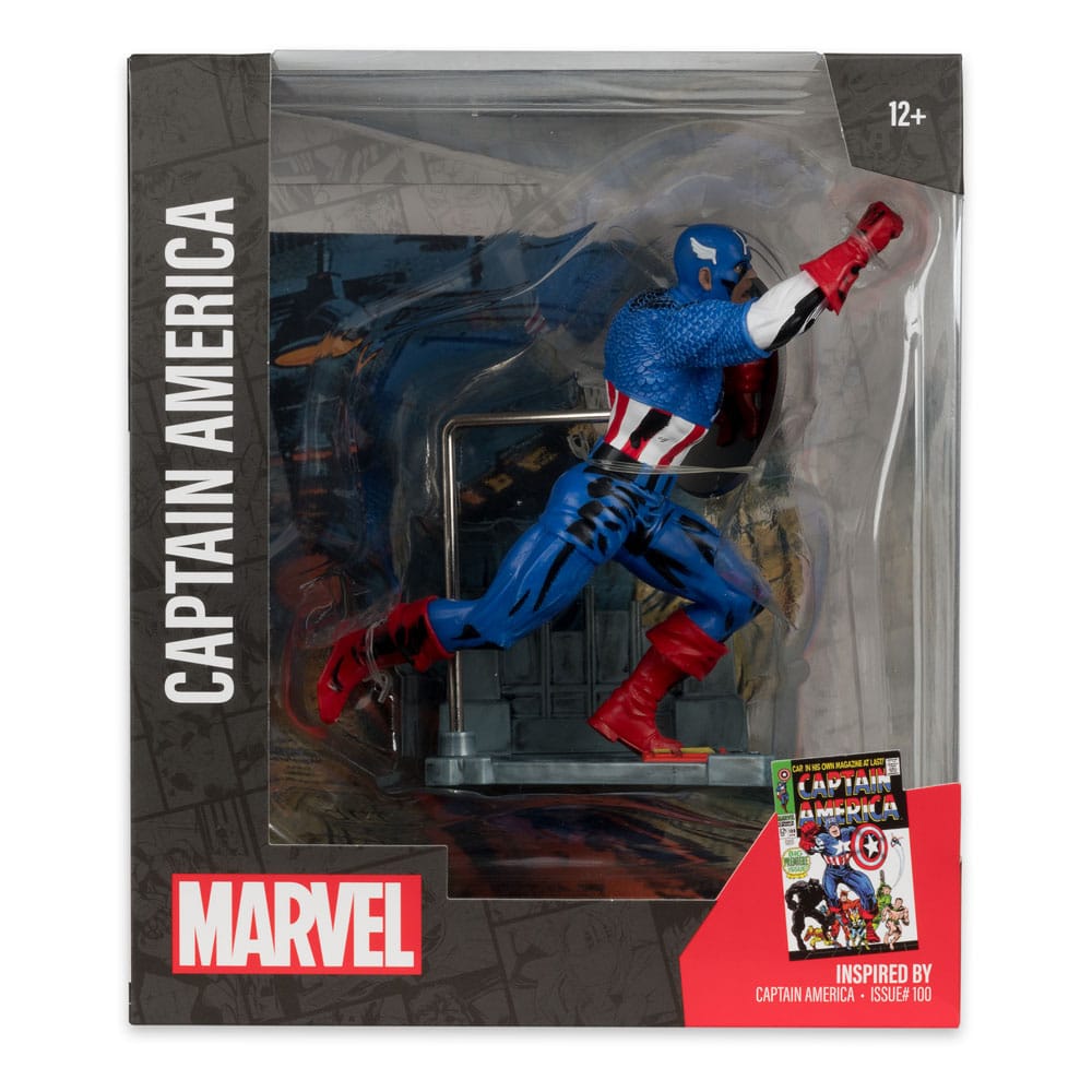 Statua in PVC Marvel Collection 1/10 Capitan America (Captain America #100) 12 cm