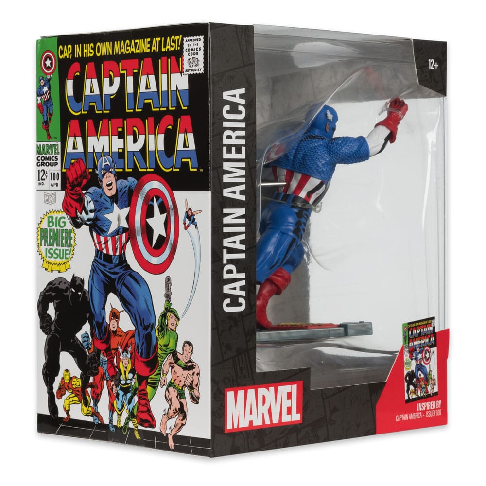Statua in PVC Marvel Collection 1/10 Capitan America (Captain America #100) 12 cm