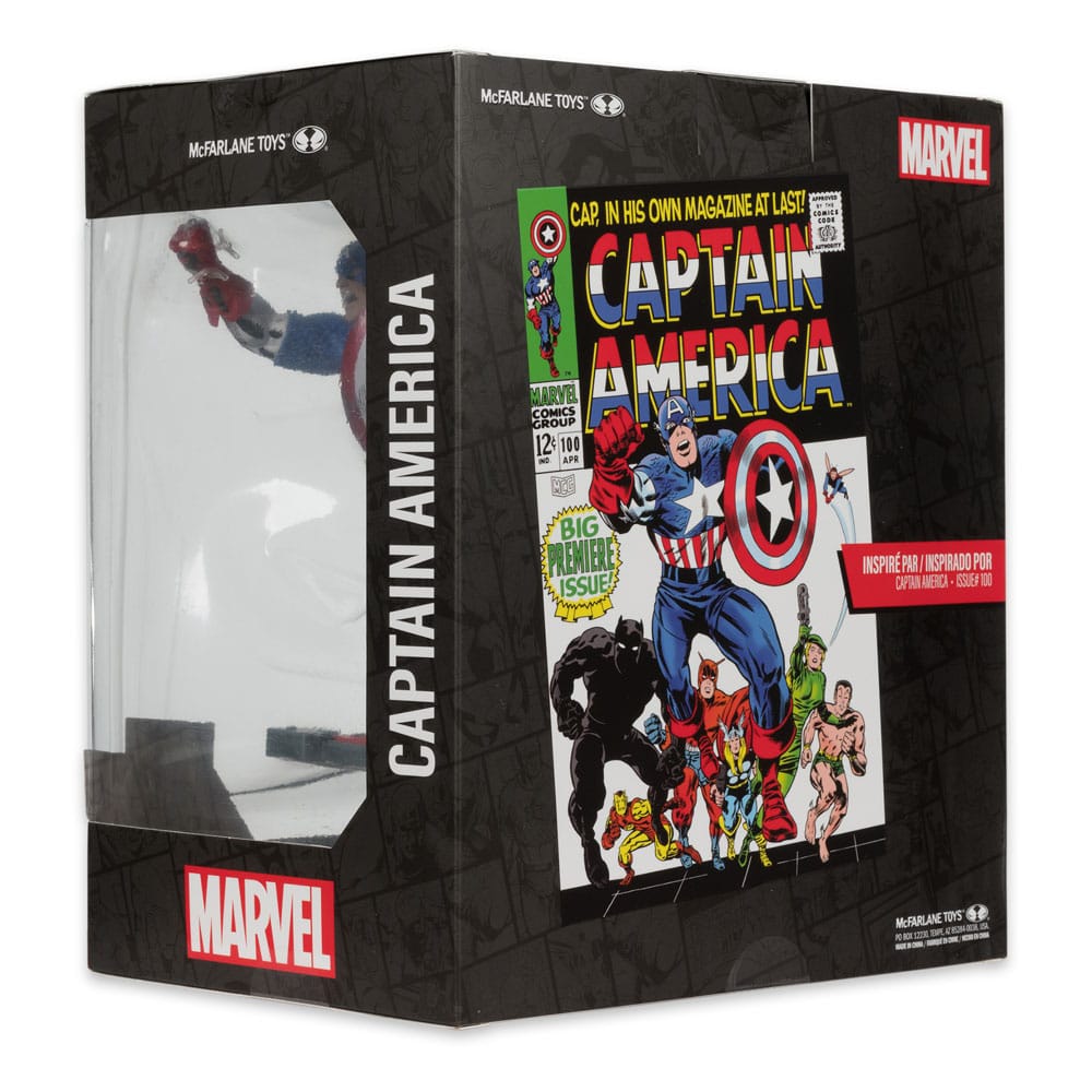 Statua in PVC Marvel Collection 1/10 Capitan America (Captain America #100) 12 cm