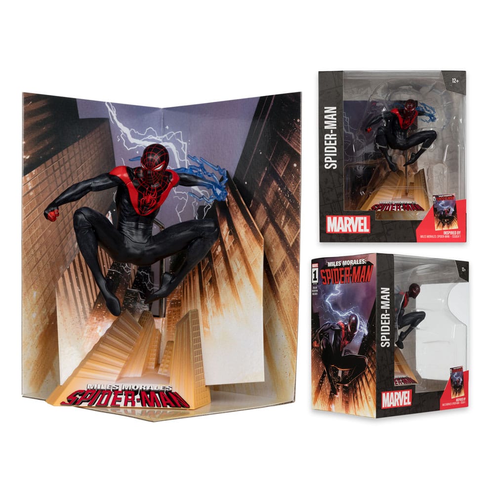 Statua in PVC Marvel Collection 1/10 di Spider-Man (Miles Morales: Spider-Man #1) 13 cm