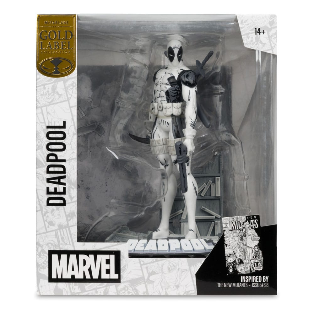 Marvel Collection PVC Statue 1/10 Deadpool (The New Mutants #98) (Line Art) (Gold Label) 17 cm