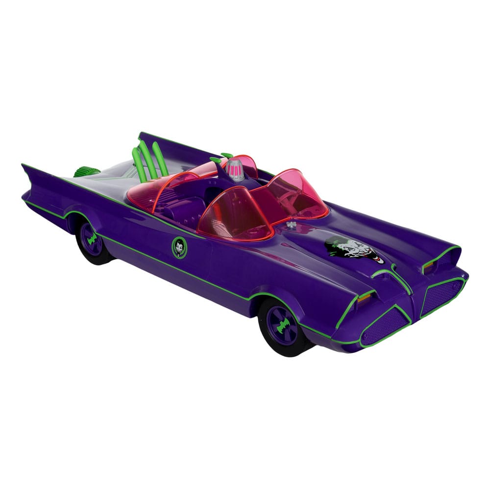 DC Retro Action Figure with vehicle Batman 66 Batmobil with Joker (Gold Label)