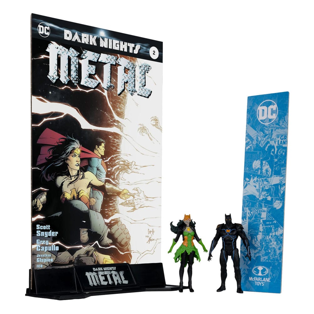 DC Direct Page Punchers Action Figure 2-Pack Batman di Terra-44 e Batman di Terra-11 (Notti Oscure: Metallo) 8 cm