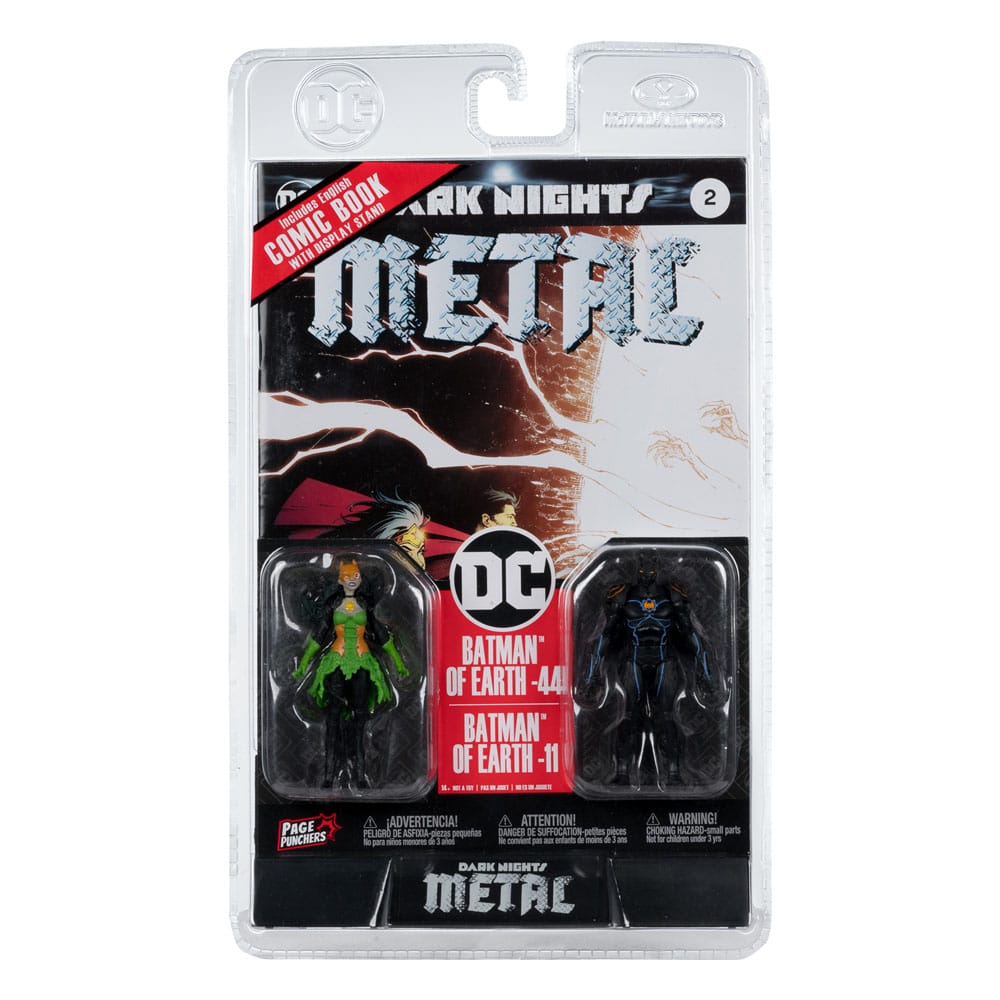 DC Direct Page Punchers Action Figure 2-Pack Batman di Terra-44 e Batman di Terra-11 (Notti Oscure: Metallo) 8 cm