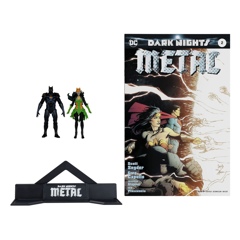 DC Direct Page Punchers Action Figure 2-Pack Batman di Terra-44 e Batman di Terra-11 (Notti Oscure: Metallo) 8 cm