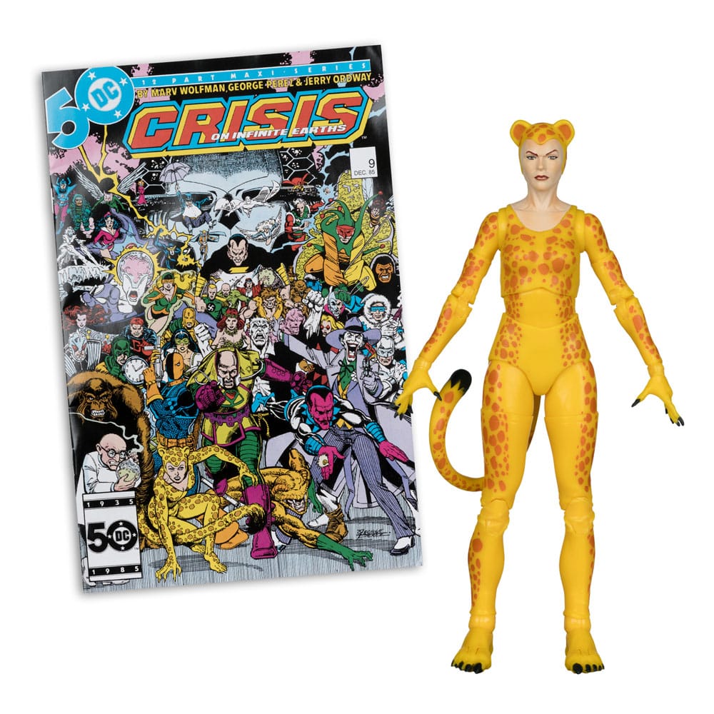 DC Direct Page Punchers Action Figure Cheetah (Crisis on Infinite Earths)(Red Platinum Edition) 17 cm