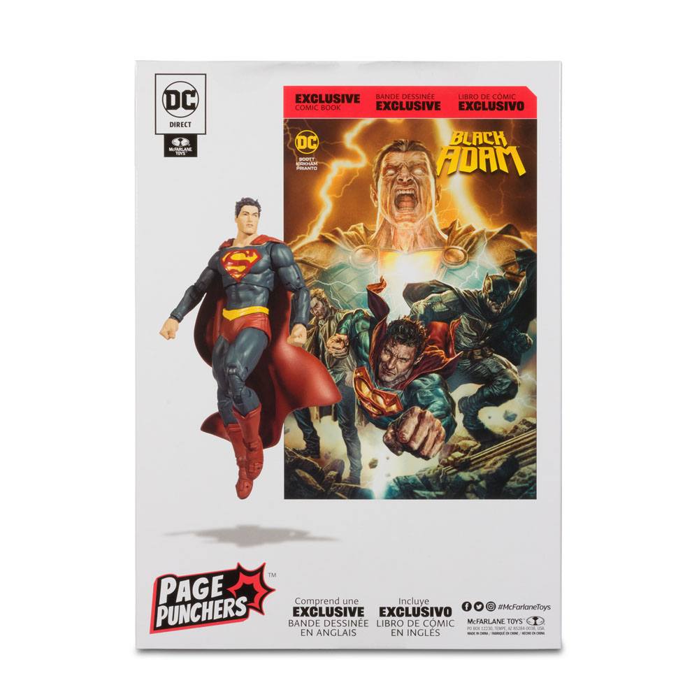 DC Black Adam Page Punchers Action Figure Superman 18 cm