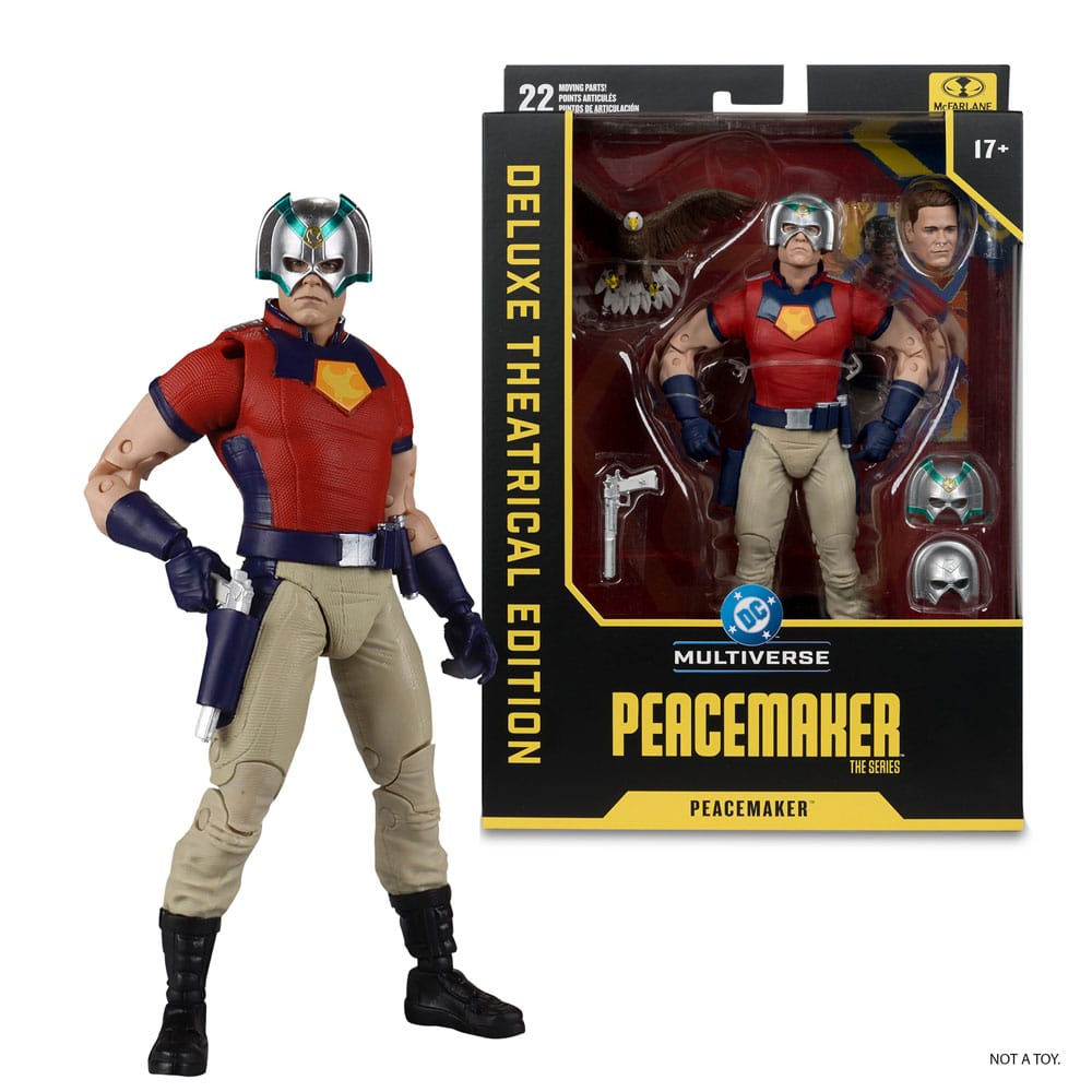 Peacemaker DC Mulitverse DC Theatrical Deluxe Edition Action Figure Peacemaker 19 cm
