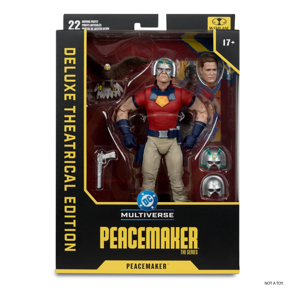 Peacemaker DC Mulitverse DC Theatrical Deluxe Edition Action Figure Peacemaker 19 cm