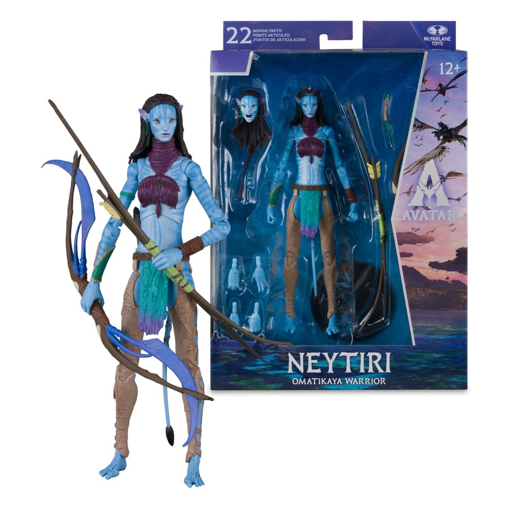 Avatar: Fire and Ash Action Figure Neytiri (Omatikaya Warrior) 18 cm