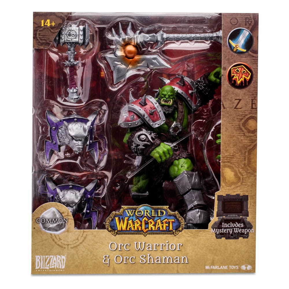World of Warcraft Action Figure Orc: Shaman / Warrior 15 cm