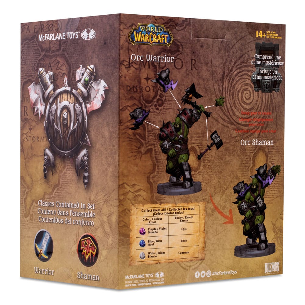 World of Warcraft Action Figure Orc: Shaman / Warrior 15 cm