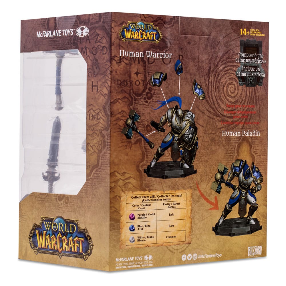 World of Warcraft Action Figure Human: Paladin / Warrior 15 cm