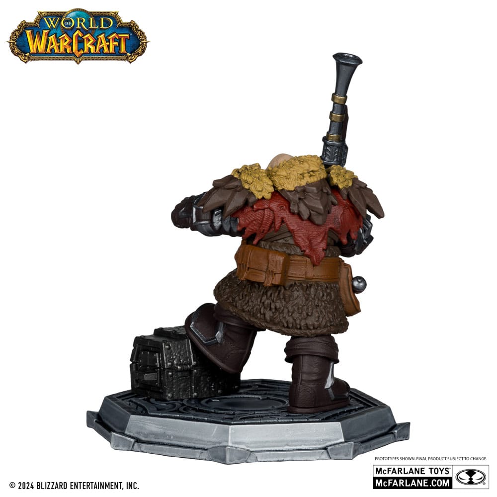 World of Warcraft PVC Statue 2-Pack 1/12 Dwarf Hunter: Beast Master &amp; Pandaren: Monk (Gold Label) 15 cm