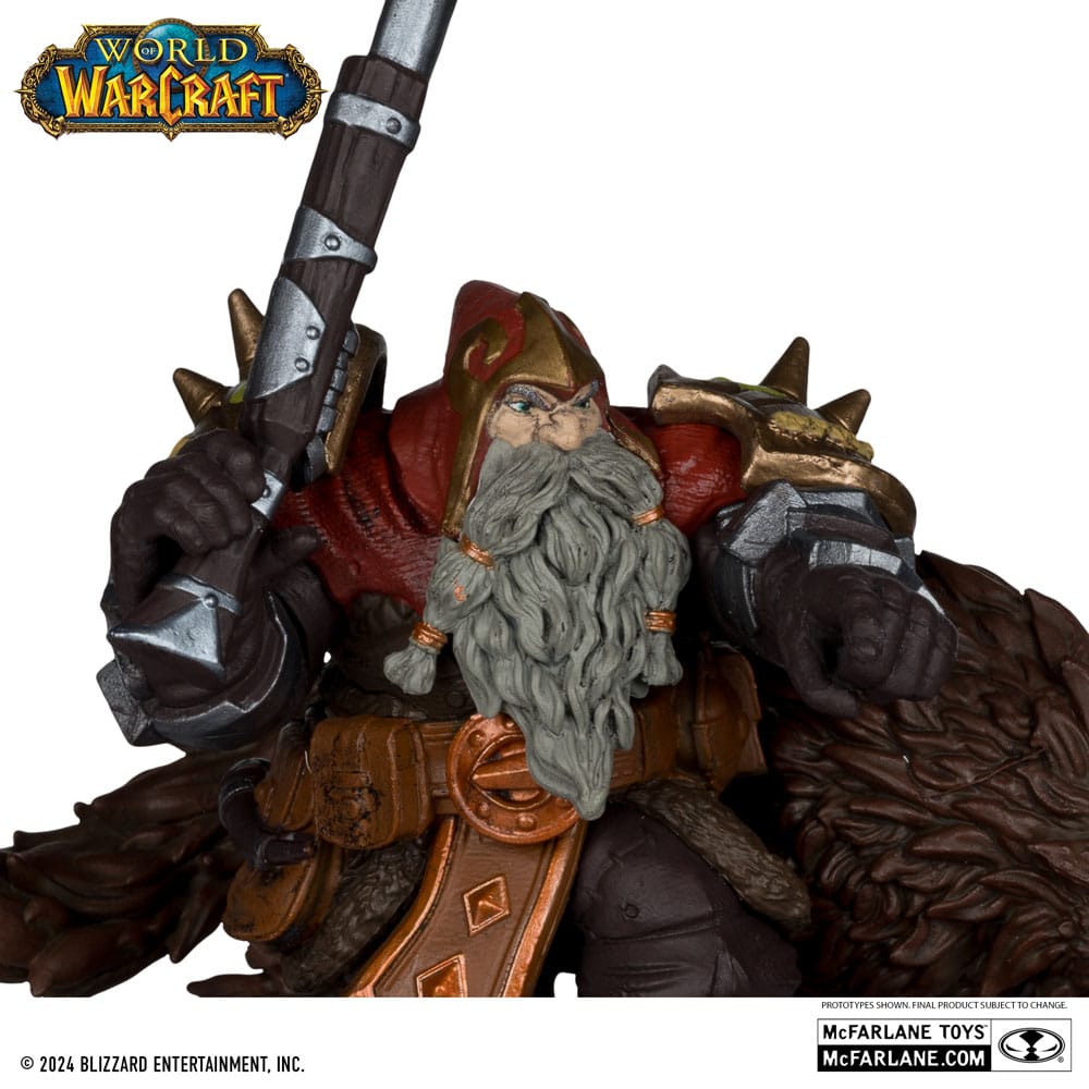 Statuetta in PVC di World of Warcraft, confezione da 2, scala 1/12, Cacciatore di nani: Maestro delle bestie e Pandaren: Monaco (etichetta dorata), 15 cm
