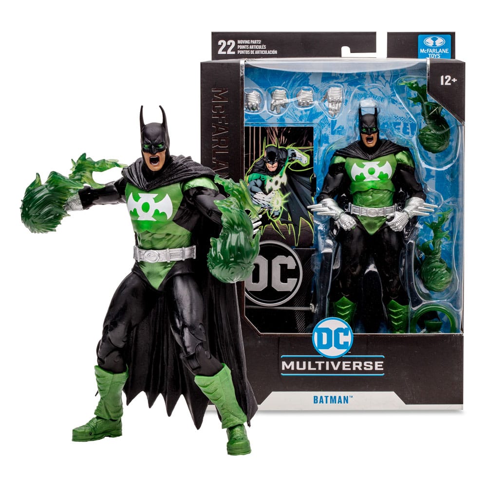 Action figure da collezione DC Batman come Lanterna Verde 18 cm