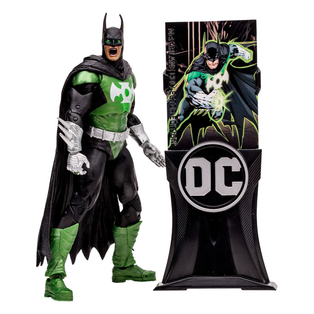 Action figure da collezione DC Batman come Lanterna Verde 18 cm