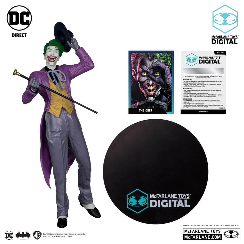 Statua in PVC DC Direct 1/6 del Joker di Jason Fabok (McFarlane Digital) 29 cm