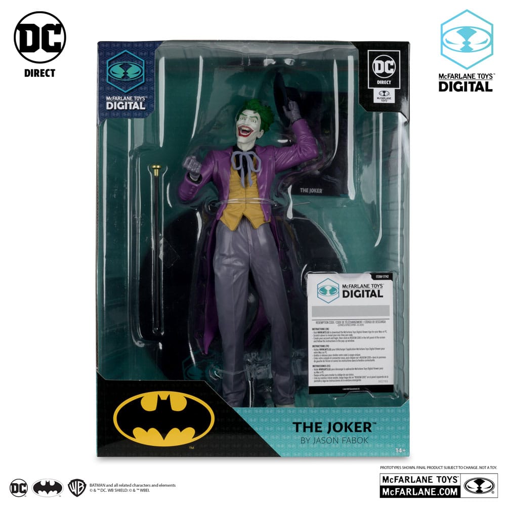 Statua in PVC DC Direct 1/6 del Joker di Jason Fabok (McFarlane Digital) 29 cm