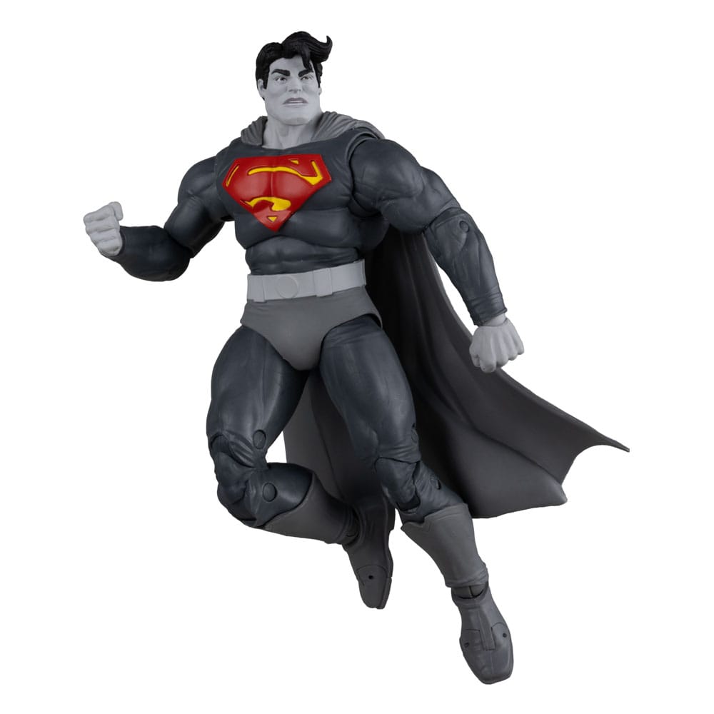 DC Multiverse Action Figure Superman (The Dark Knight Returns) (Black & White Accent Edition) (Gold Label) 18 cm