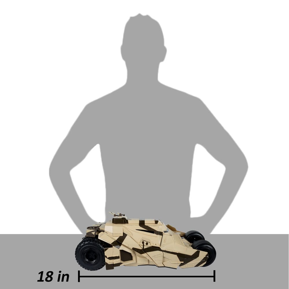 Tumbler mimetico DC Multiverse Vehicle (Il cavaliere oscuro - Il ritorno) (etichetta oro) 45 cm