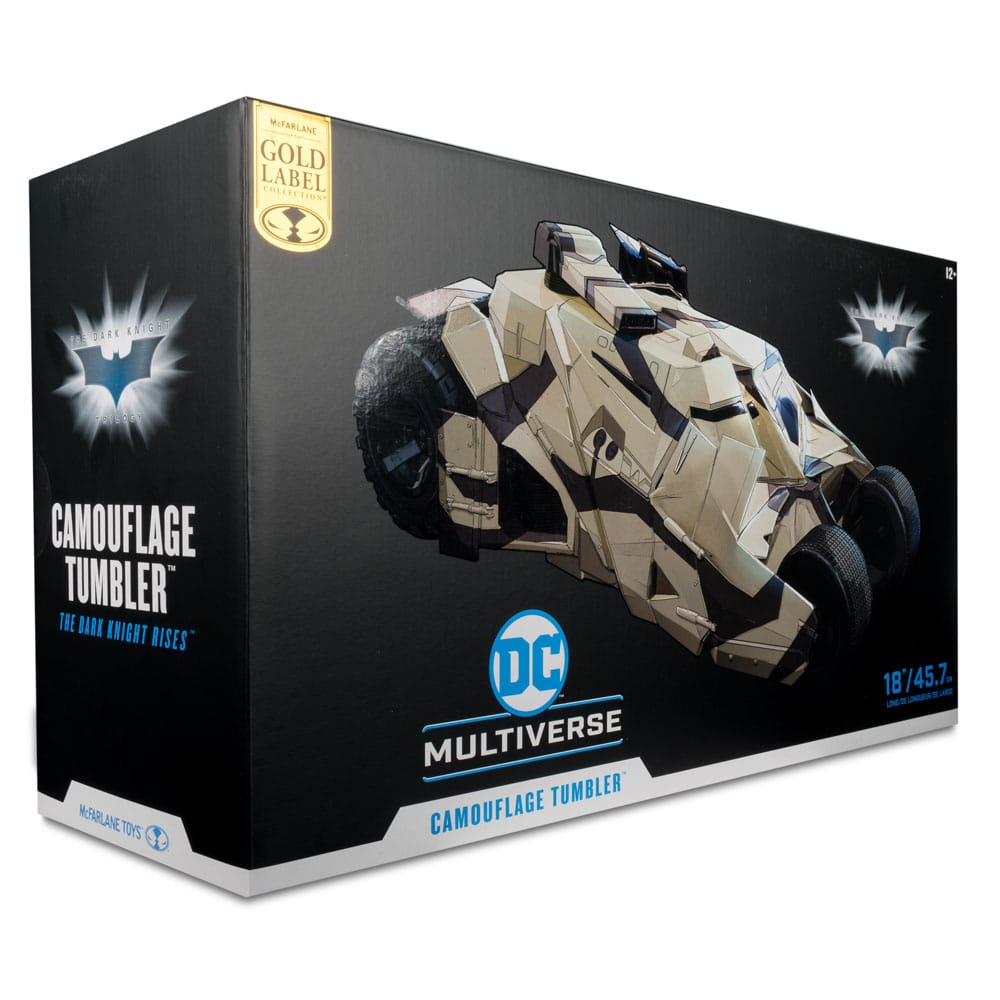 Tumbler mimetico DC Multiverse Vehicle (Il cavaliere oscuro - Il ritorno) (etichetta oro) 45 cm