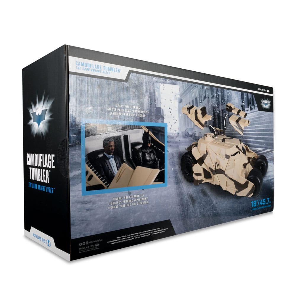 Tumbler mimetico DC Multiverse Vehicle (Il cavaliere oscuro - Il ritorno) (etichetta oro) 45 cm