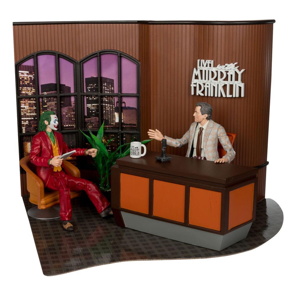 Joker DC Multiverse (film Joker) Deluxe Collector's Action Figure The Joker (Live with Murray Franklin) Edizione limitata 18 cm