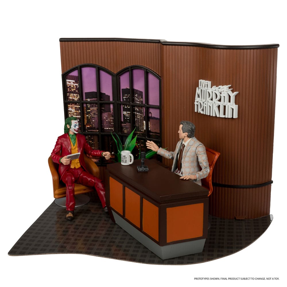 Joker DC Multiverse (film Joker) Deluxe Collector's Action Figure The Joker (Live with Murray Franklin) Edizione limitata 18 cm