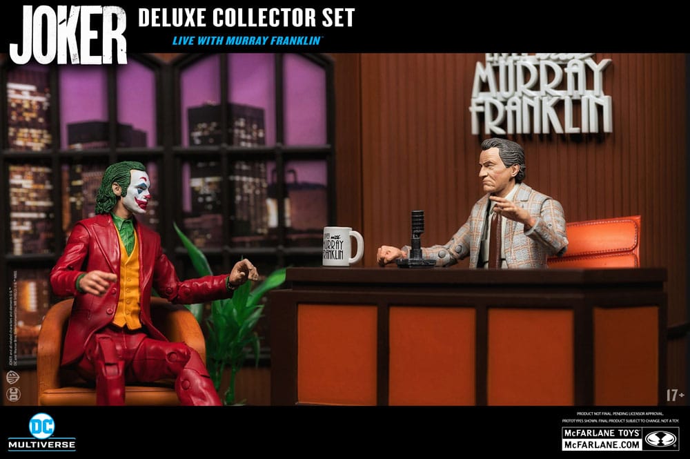Joker DC Multiverse (film Joker) Deluxe Collector's Action Figure The Joker (Live with Murray Franklin) Edizione limitata 18 cm