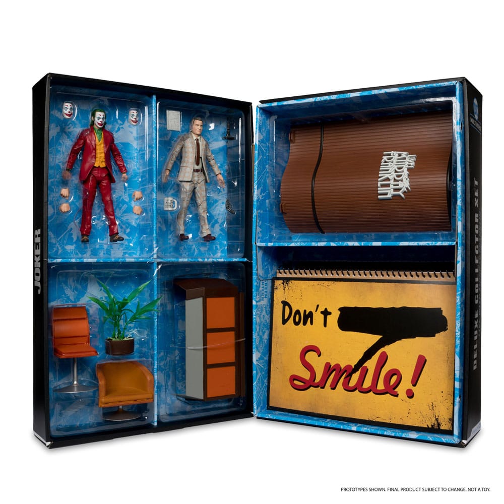 Joker DC Multiverse (film Joker) Deluxe Collector's Action Figure The Joker (Live with Murray Franklin) Edizione limitata 18 cm
