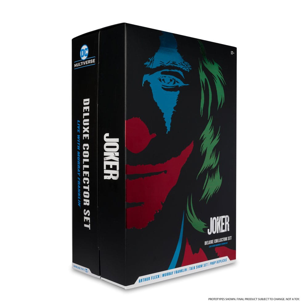 Joker DC Multiverse (film Joker) Deluxe Collector's Action Figure The Joker (Live with Murray Franklin) Edizione limitata 18 cm