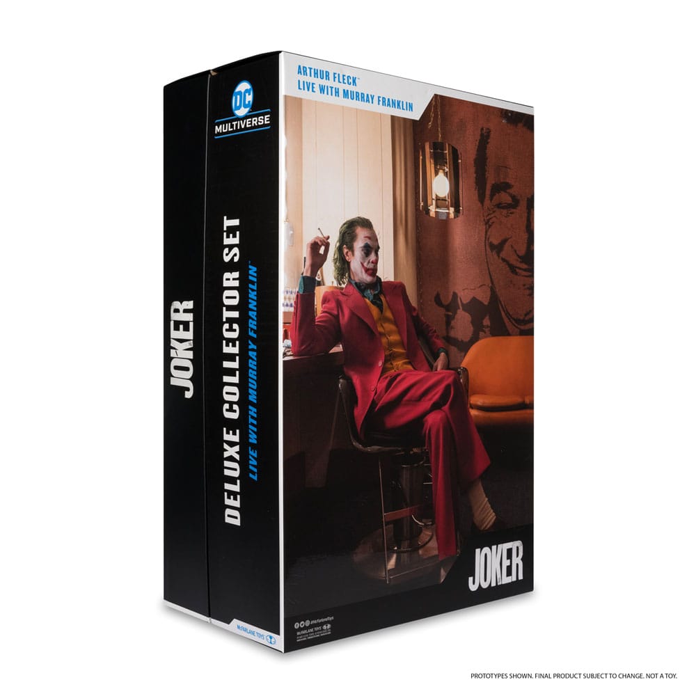Joker DC Multiverse (film Joker) Deluxe Collector's Action Figure The Joker (Live with Murray Franklin) Edizione limitata 18 cm