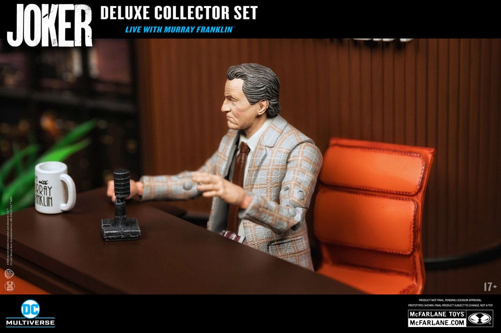 Joker DC Multiverse (film Joker) Deluxe Collector's Action Figure The Joker (Live with Murray Franklin) Edizione limitata 18 cm