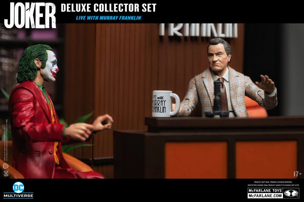 Joker DC Multiverse (film Joker) Deluxe Collector's Action Figure The Joker (Live with Murray Franklin) Edizione limitata 18 cm