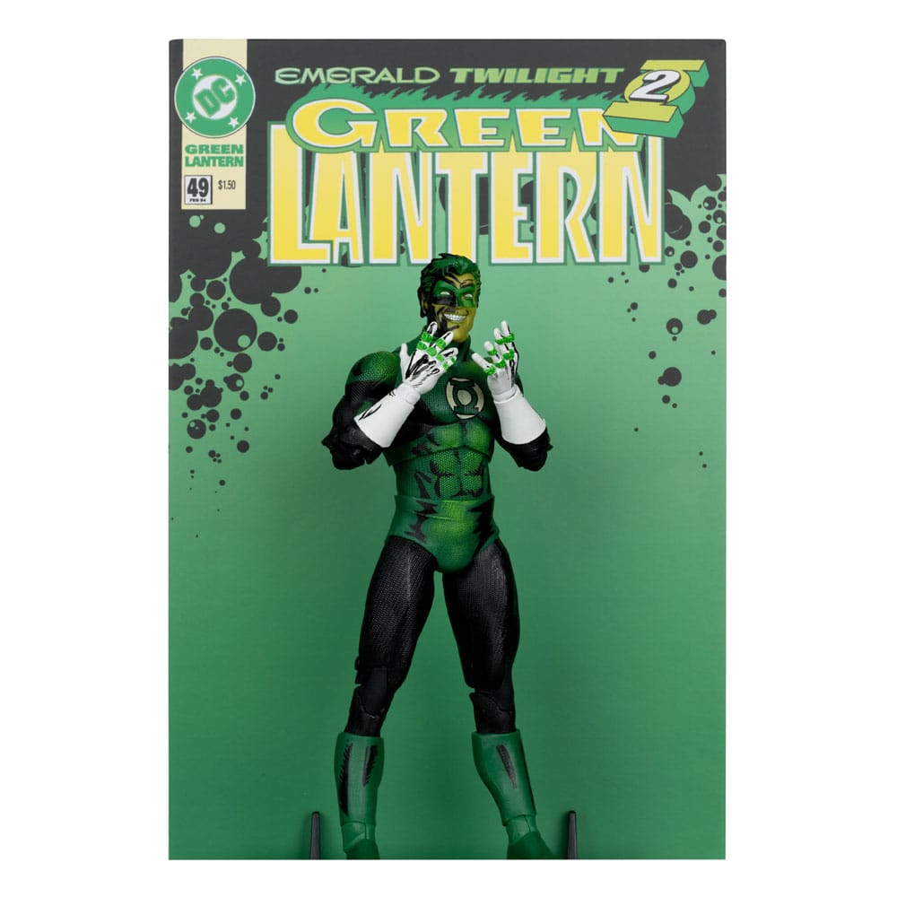 DC Multiverse McFarlane Cover Recreations Action Figure Green Lantern (Emerald Twilight) (Gold Label) 18 cm