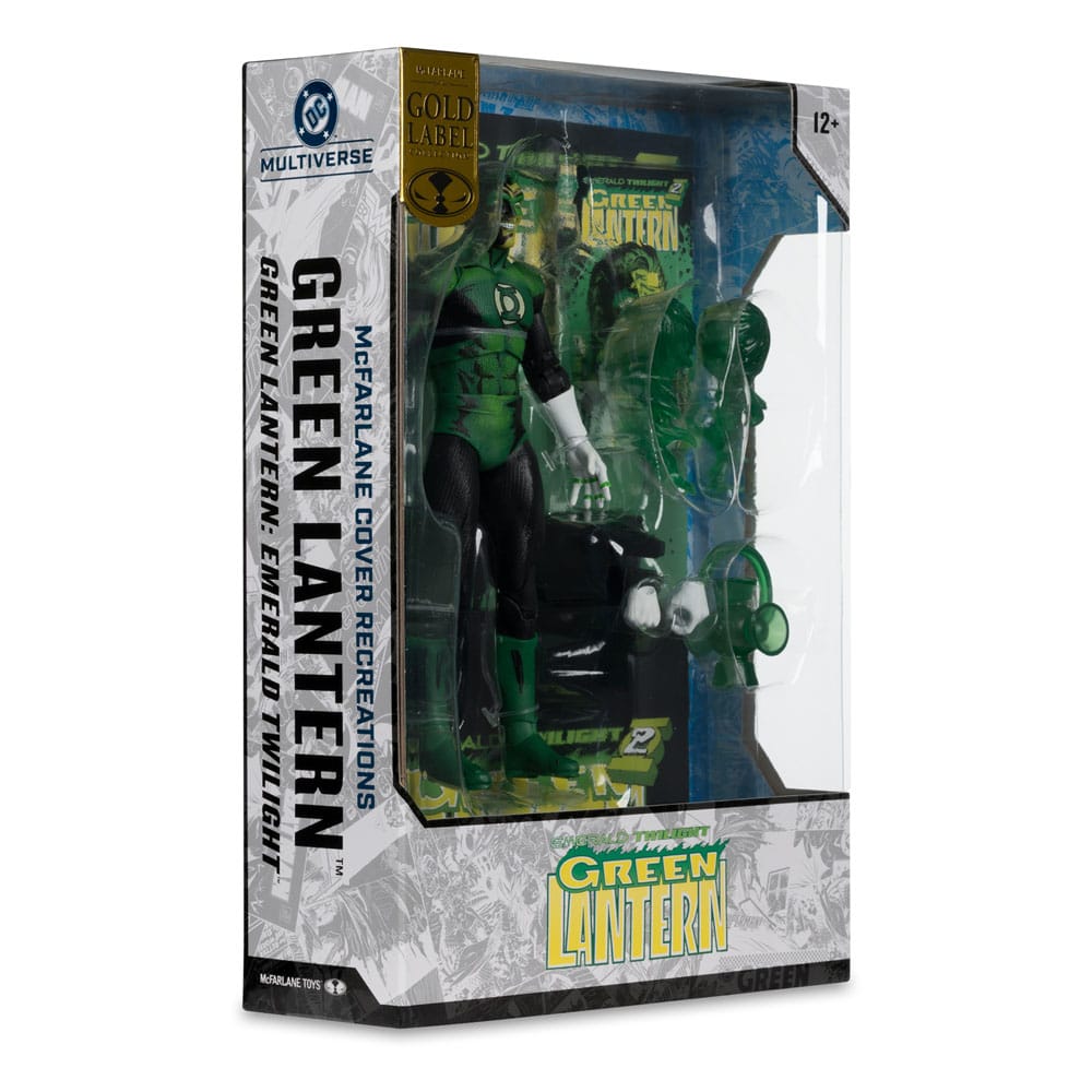 DC Multiverse McFarlane Cover Recreations Action Figure Green Lantern (Emerald Twilight) (Gold Label) 18 cm