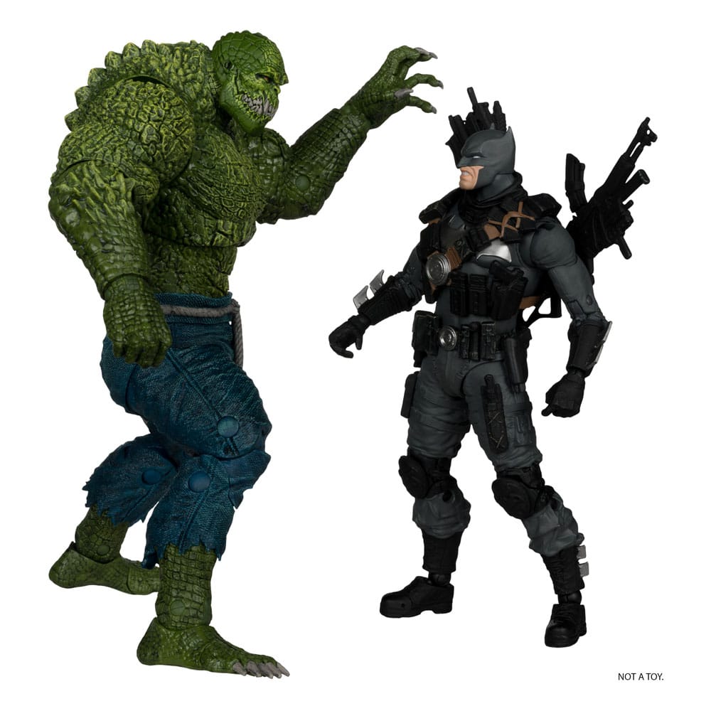 DC Multiverse McFarlane Collector Edition Action Figure 2-Pack #03 Batman contro Killer Croc 18 cm