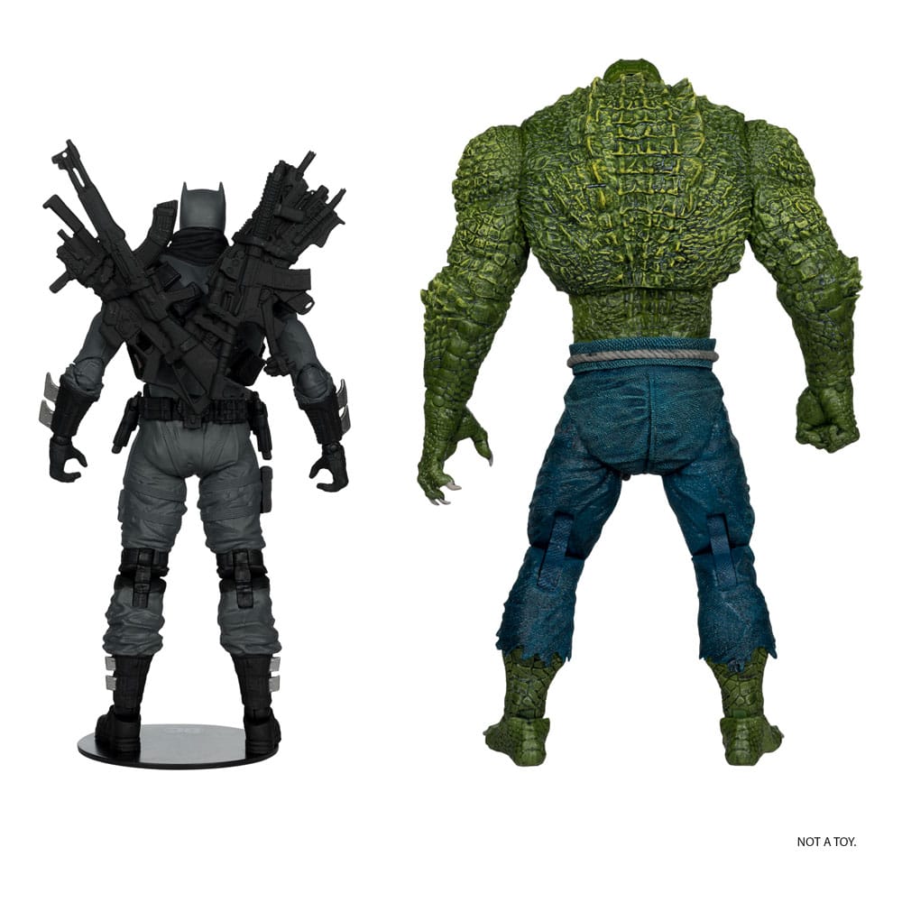 DC Multiverse McFarlane Collector Edition Action Figure 2-Pack #03 Batman contro Killer Croc 18 cm