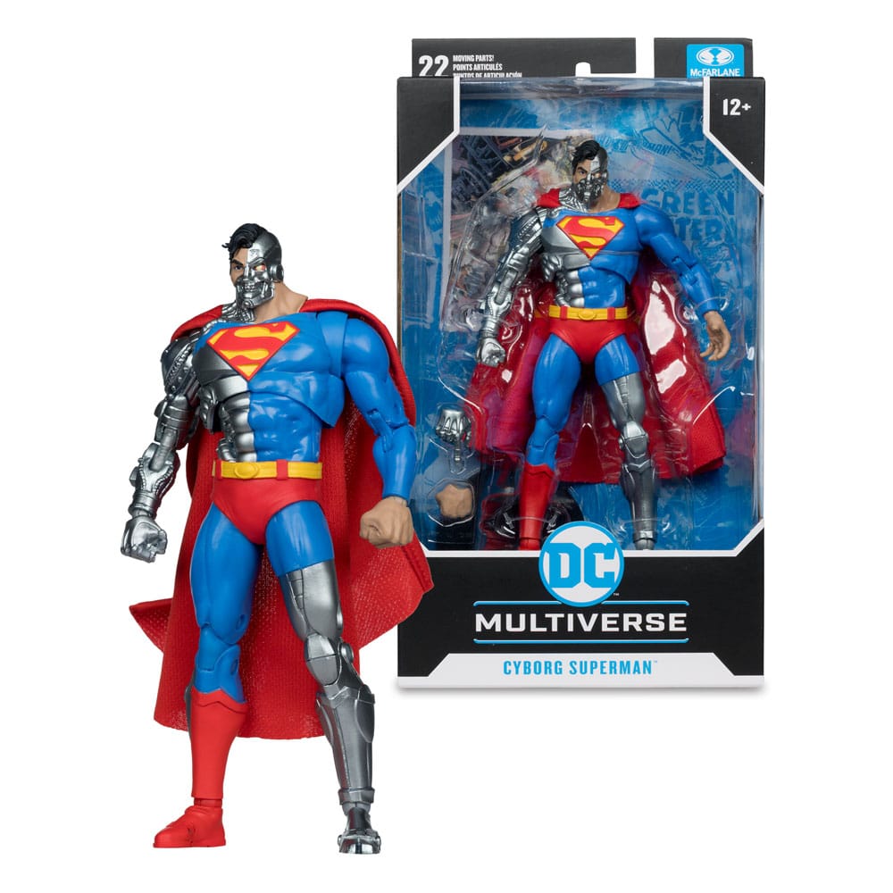 Revenge of the Green Lanterns DC Multiverse Action Figure Cyborg Superman 18 cm