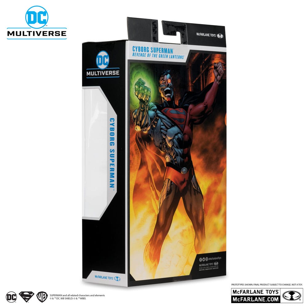 Revenge of the Green Lanterns DC Multiverse Action Figure Cyborg Superman (Gold Label) 18 cm