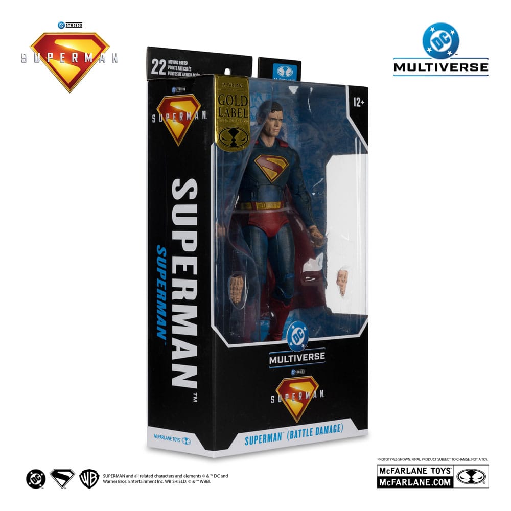 Superman (2025) DC Multiverse Action Figure Superman (Battle Damaged) (Gold Label) 18 cm