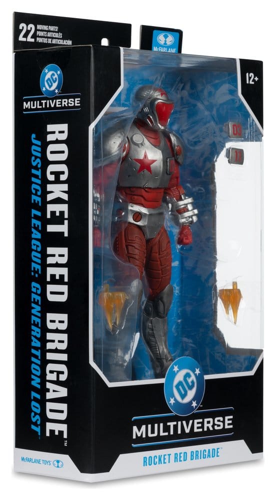 Justice League: Generation Lost DC Multiverse Action Figure Rocket Red Brigade 18 cm