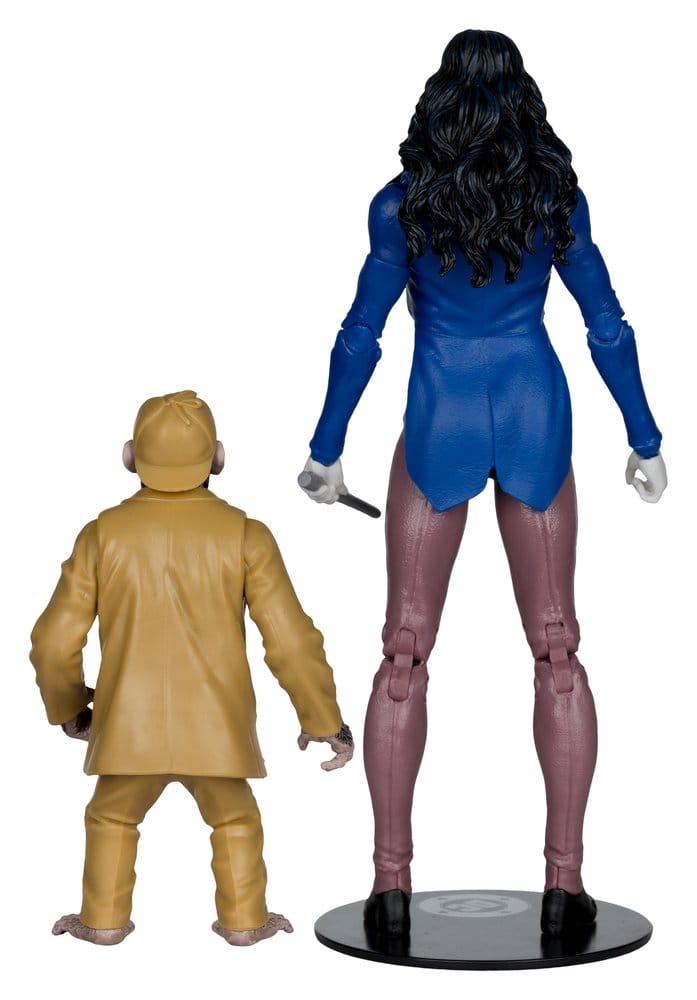 DC Multiverse McFarlane Action Figure Zatanna with Detective Chimp Collector Edition #53 18 cm