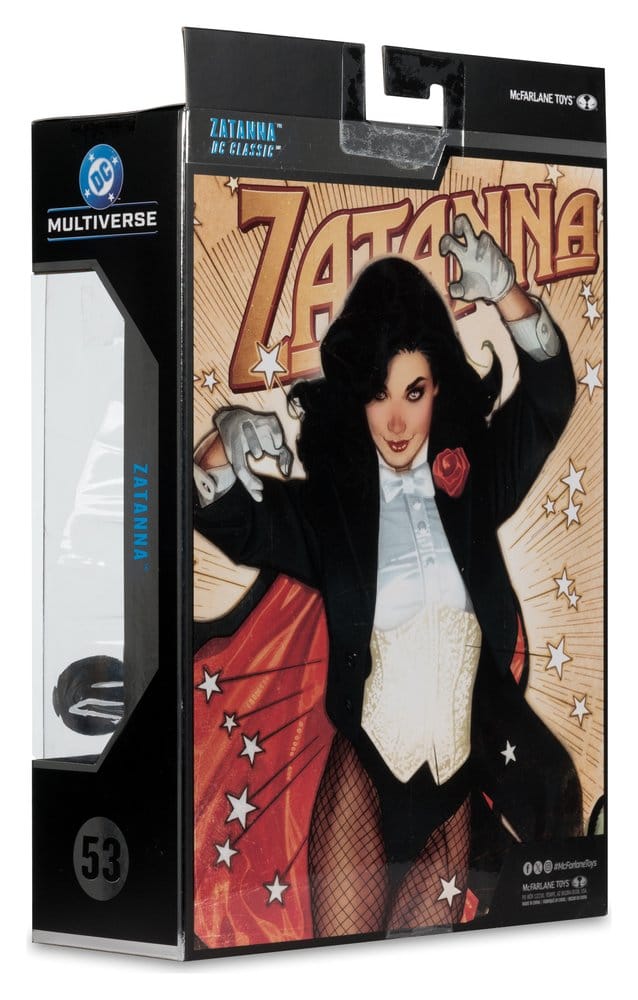 DC Multiverse McFarlane Action Figure Zatanna with Detective Chimp Collector Edition #53 18 cm