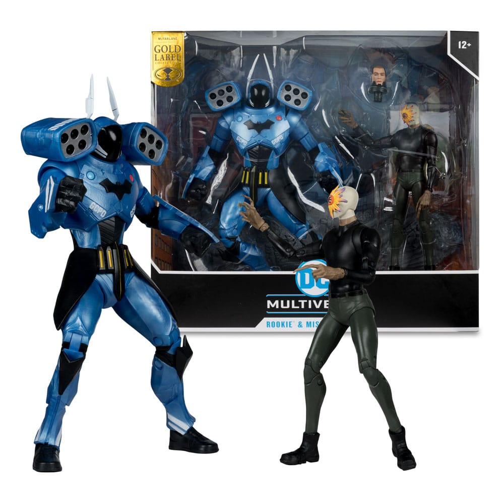 DC Multiverse Action Figure 2-Pack Rookie e Mr. Bloom (Batman: Endgame) (Gold Label) (SDCC) 18 cm