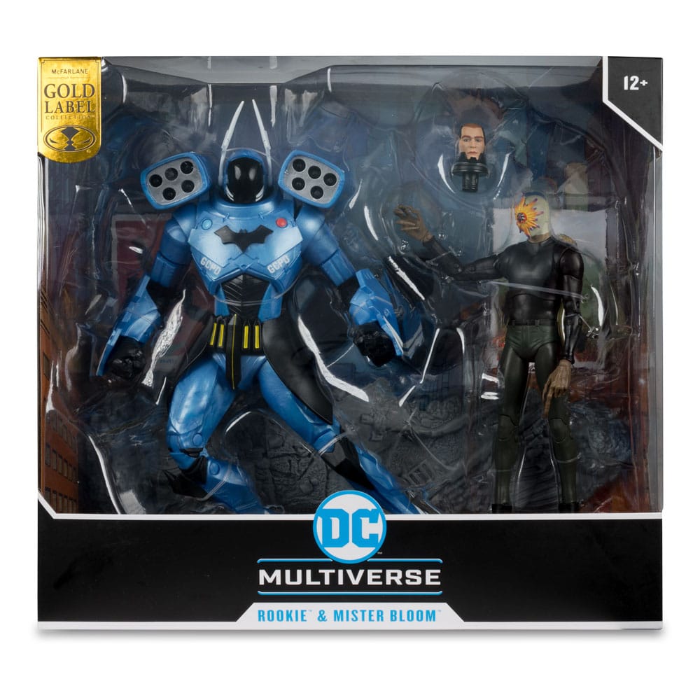 DC Multiverse Action Figure 2-Pack Rookie e Mr. Bloom (Batman: Endgame) (Gold Label) (SDCC) 18 cm